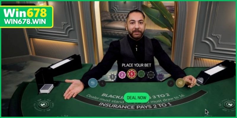 Blackjack live online kết hợp chiến thuật toán học và phát sóng trực tiếp